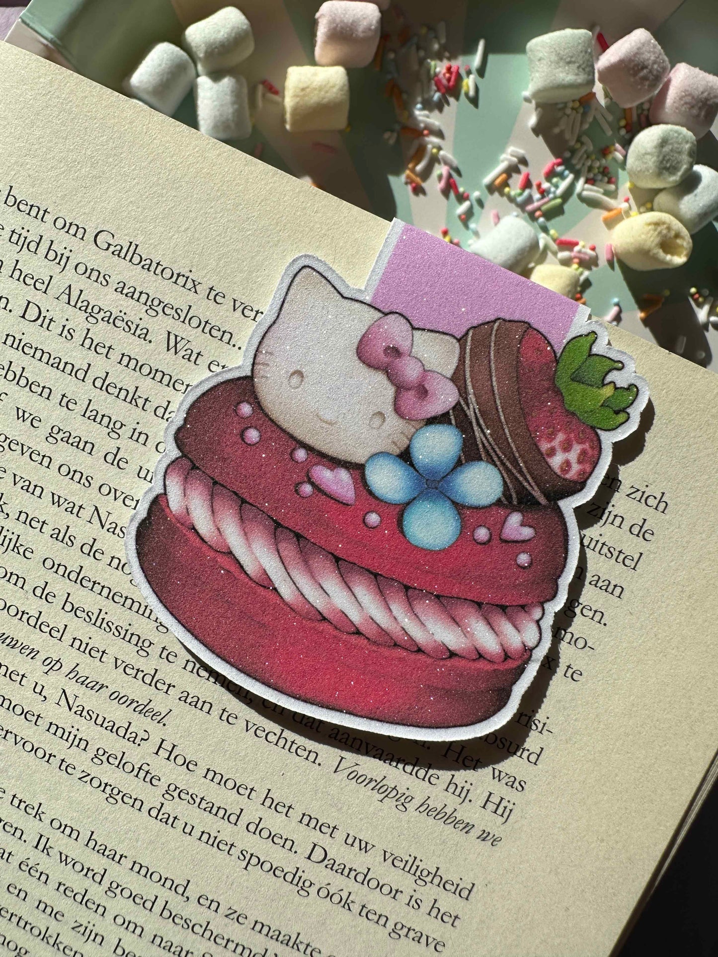 Hello Kitty Dessert Magnetic Bookmark