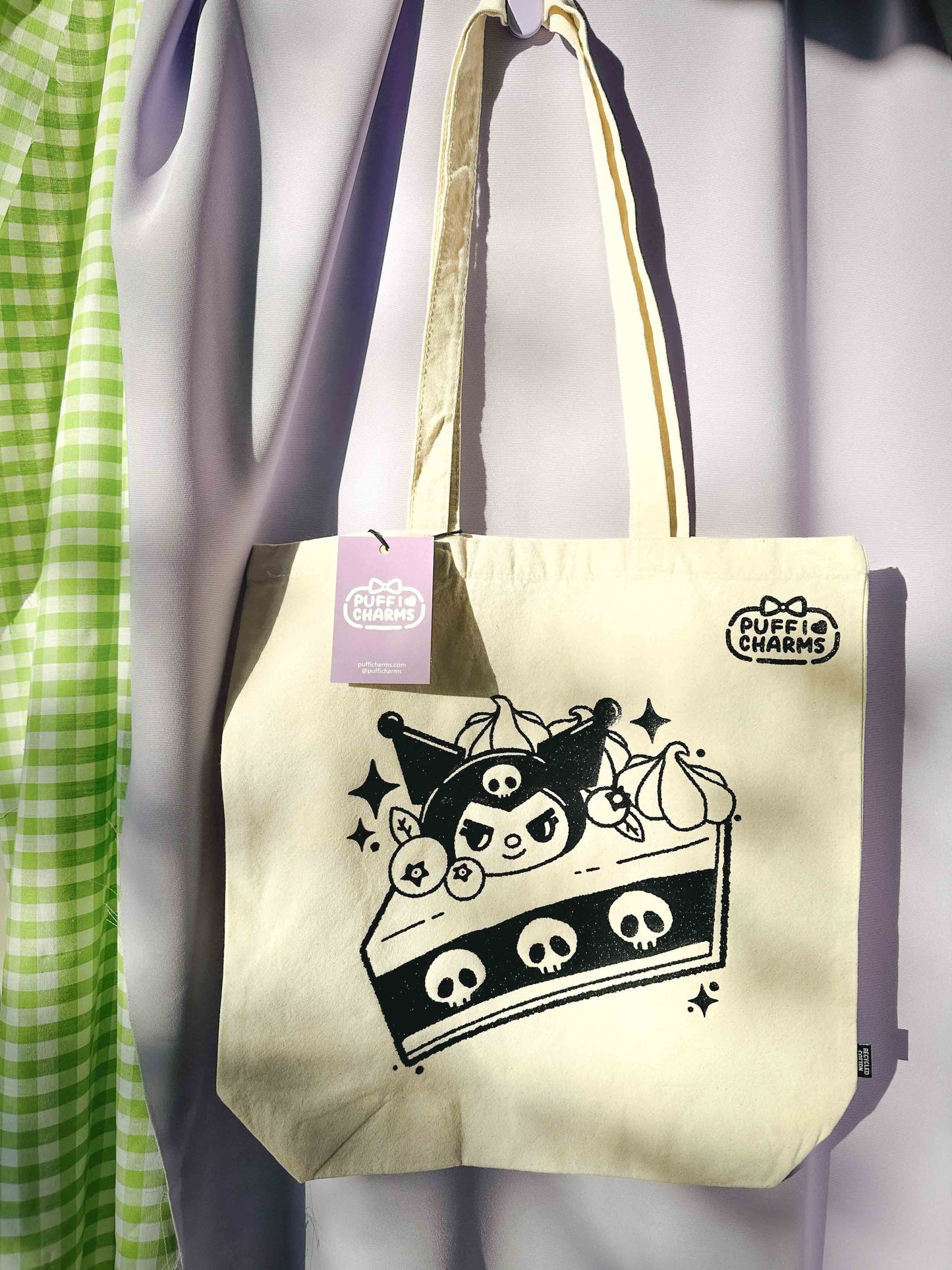 Kuromi Dessert Recycled Canvas Shopping Bag